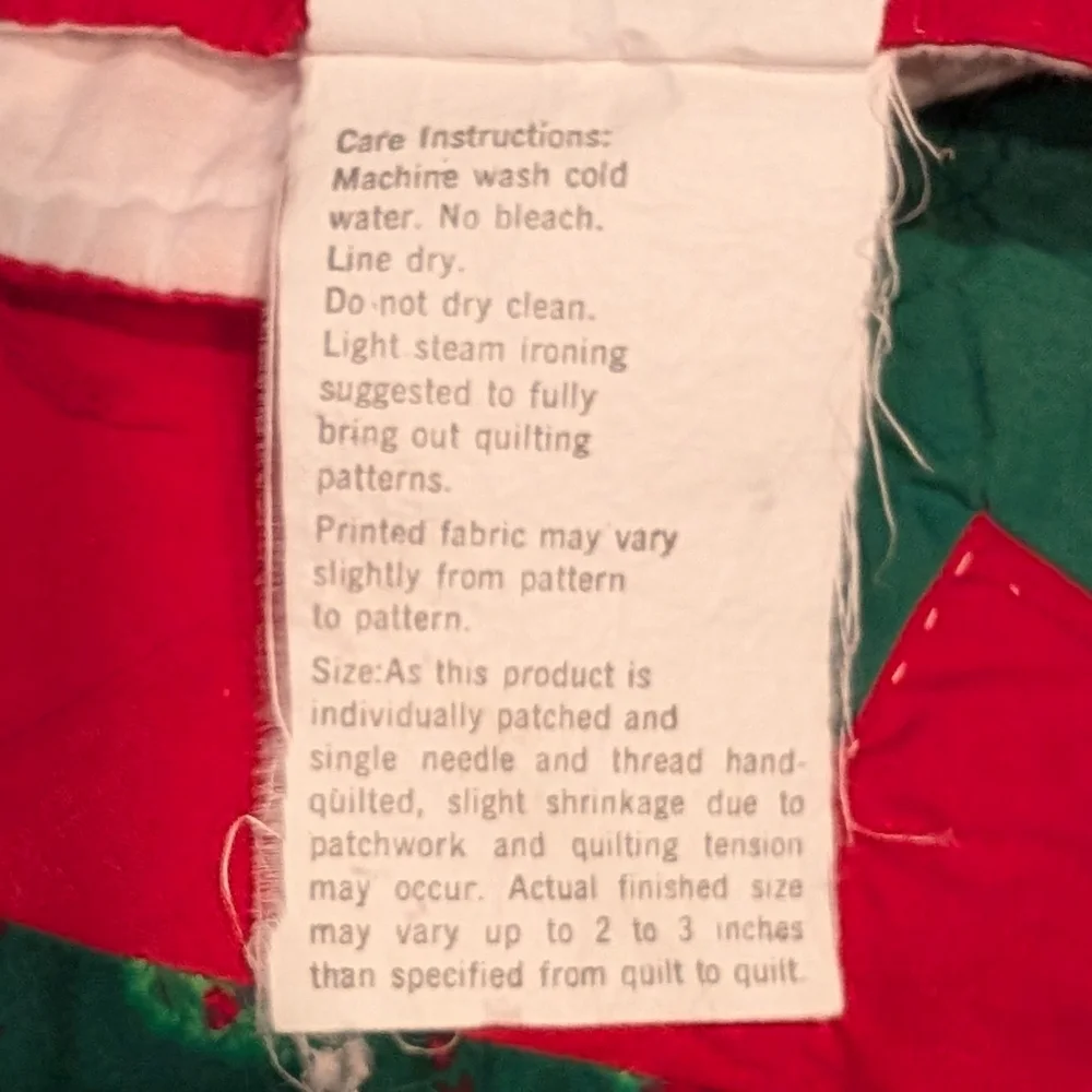 Holiday Bear Patchwork Quilt